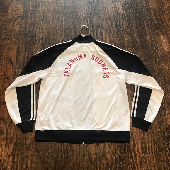 Vintage Adidas University of Oklahoma Track Jacket - Picture 4 of 4
